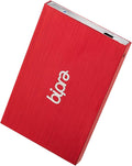120Gb 120 Gb 2.5 Inch External Hard Drive Portable USB 2.0 - Red - Fat32 (120Gb)