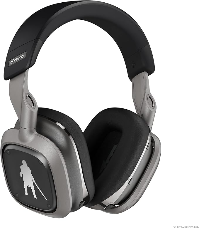 Logitech Astro A30 Lightspeed Wireless Gaming Headset for PS5 - Bluetooth 2.4Ghz Built-In &amp Detachable Mic USB-C 3.5mm for Playstation Nintendo Switch PC - The Mandalorian Edition