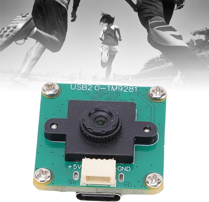 Zopsc USB Camera Module 1MP Monochrome Global Shutter Camera High Speed USB Webcam Board with Type C and 4PIN Connector for RasPi and Nano Embedded Systems