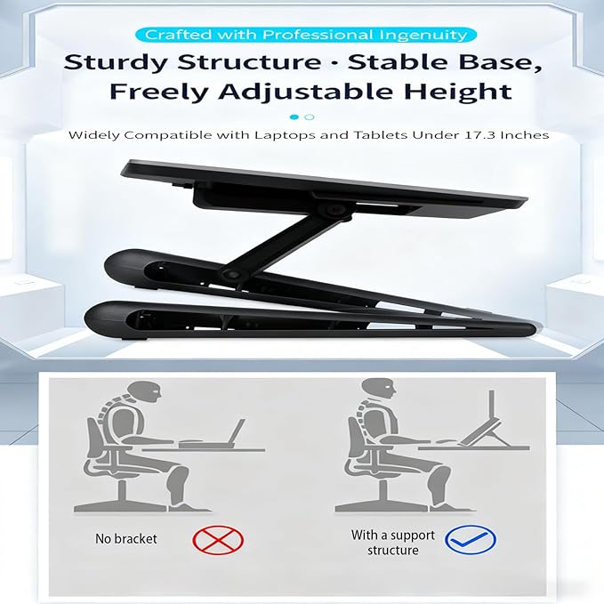 Efficient Cooling Fan Pad with Double Silents Operations for 12-16inch Laptops Including Antislip Base Heights and USB Connectivities Enhancing Comfort Quiet Coolers