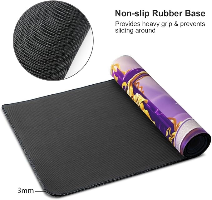 XXL Gaming Mouse Pad Extended (35.5X16) This is A Backdrop Rich with Religious Atmosphere Large Non-Slip Desk Mat Water-Resistant Keyboard Mousepad for Office &amp Home