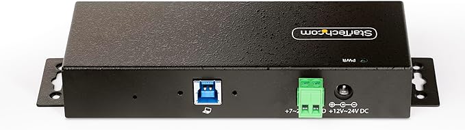 StarTech.com 7-Port Managed USB Hub with 7X USB-A Heavy Duty with Metal Industrial Housing ESD &amp Surge Protection Wall/Desk/Din-Rail Mountable USB 3.0/3.1/3.2 Gen 1 5Gbps TAA