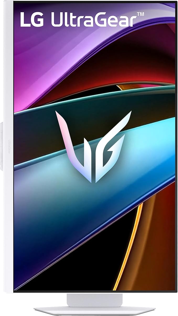 LG 32G810SA-W 32-inch Ultragear 4K UHD (3840 x 2160) IPS Gaming Monitor 144Hz 1ms NVIDIA G-Sync Compatible AMD FreeSync Premium VESA DisplayHDR 400 HDMI DisplayPort USB Type-C White