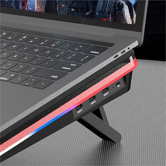 GT500 Laptop Cooling Stand V2/V1/S2/B0 Series Cooling Pad 5000RPM External Cooler for 13 15 to 17.3 Gaming Notebooks(S2)