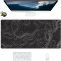 keepcute Topographic Desk Mat Non-Slip Gaming Mouse Pad 35.4 x 15.7 in