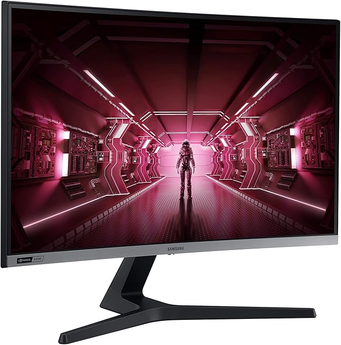 SAMSUNG 24-Inch CRG5 144Hz Curved Gaming Monitor (LC24RG50FQNXZA) â€“ Computer Monitor 1920 x 1080p Resolution 4ms Response FreeSync Game Mode HDMI