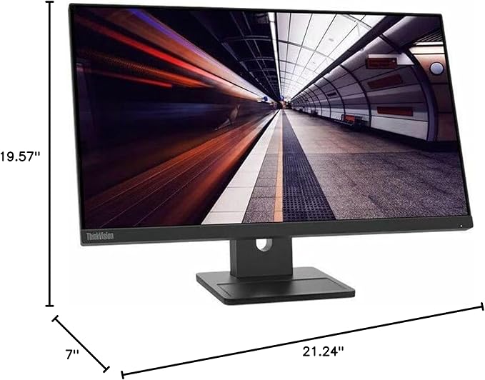 Lenovo ThinkVision E24-30 24 Class Full HD LED Monitor - 16:9 - Raven Black - 23.8 Viewable - in-Plane Switching (IPS) Technology - WLED Backlight - 1920 x 1080-16.7 Million Colors - 250