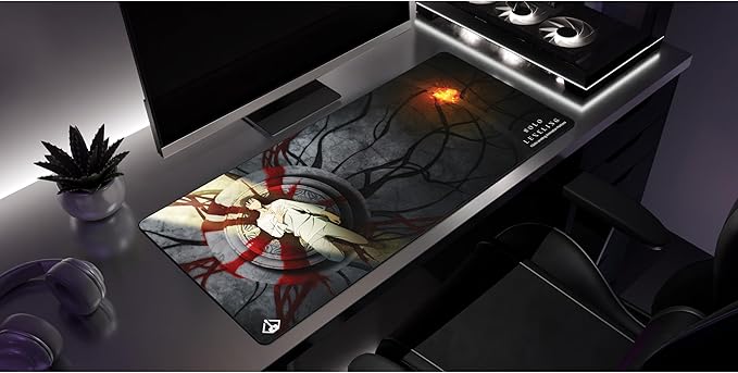 Sung Jinwoo - Solo Leveling – Large Extended Mouse &amp Keyboard Pad