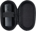 Ultra Small Bluetooth Wireless Mouse Dual Mode (BT+2.4G) Noiseless Rechargeable (with Mouse Case) 1200 DPI Slim and Portable Mini Travel Cordless Mice for PC Computer Laptop (Black)