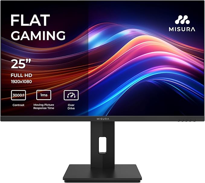 MISURA QG25DFA 25 1920 x 1080 Gaming Monitor