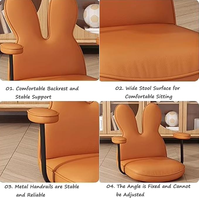 BTZHY Floor Chair Portable Floor Chair Japanese Style Legless Tatami Chair with Back Support and Armrest Home Bay Window Lazy Backrest Chair Meditation Floor Seating(Blue)
