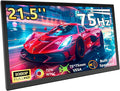 21.5 Inch Large Portable Monitor 1080P FHD 75Hz Gaming Display with HDR Built-in Speakers &amp Stand USB-C HDMI Portable Second Screen for Laptop PC Gaming Rig Business Travel