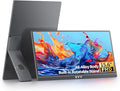 KYY Portable Monitor for Laptop15.6'' Computer Screen Extender 1080P USB-C HDMI Laptop Display Built-in Stand &amp Dual Speakers External HDR Display Travel Monitor for PC MAC Phone Xbox PS4/5 Swi