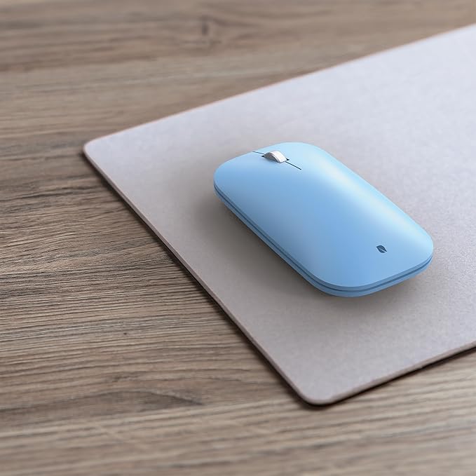Incase Modern Mobile Mouse – Designed by Microsoft – Lightweight Precision Navigation Right/Left Hand Use Scroll Wheel BlueTrack Technology Wireless Bluetooth for Mac/Windows/8/10/11 (Sapphire)