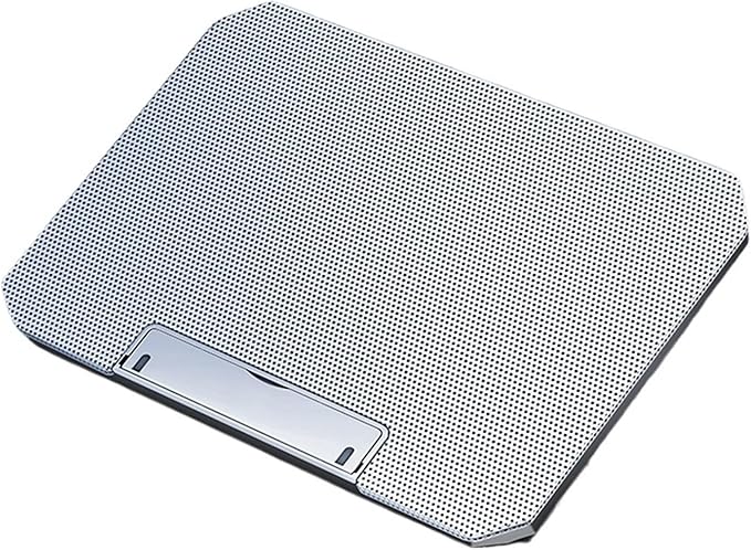 Compatible for 17 Gaming Laptop Cooling Pad 2600RPM Fan LED Screen 2 USB Ports Notebook Stand(White)
