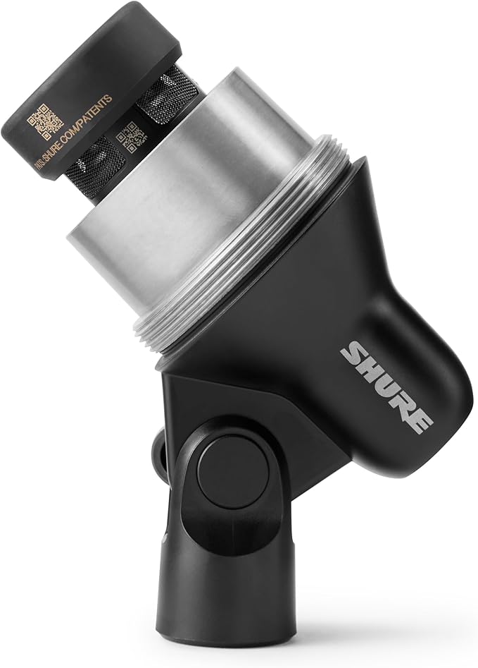 Shure Nexadyne 2 Kick Drum Microphone with Revonic Technology - Supercardioid Dynamic Mic for Pro Performance Enhanced Frequency Range &amp Noise Reduction Dual-Engine Transducers (NXN2)