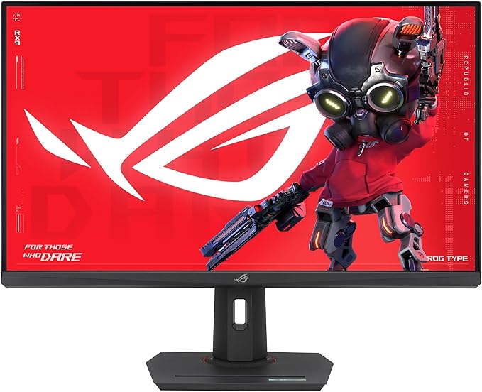 ASUS ROG Strix 32” 4K HDR Gaming Monitor (XG32UCG) – 3840x2160 Dual Mode (4K 160Hz/FHD 320Hz) 0.3ms Fast IPS Extreme Low Motion Blur Sync USB-C G-SYNC Compatible Tripod Socket 3 yr Warranty