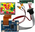 VSDISPLAY 3.5 Inch 640x480 IPS LCD Screen VS035T-001AT 400 Nits Display Panel with VGA AV Video Input LCD Controller Board