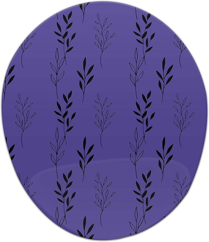 Ergonomic Mouse Pad with Wrist Rest Digital Printed Mouse Mat for Tendon Sheath Problems Non-Slip Base for Office and Home Size: 20 x 23 cm