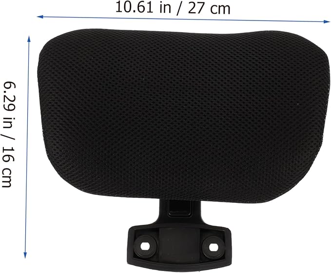 Operitacx 1set Ergonomic Adjustable Headrest for Office Chair Neck Support Cushion Height and Angle Suitable for Home and Work Use Easy Installation