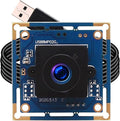 ELP 8MP USB Camera Module 2448p Webcam Board 2.1mm Wide Angle Lens 8MP HD Industrial Laptop USB Camera for Windows/Linux/Android/macOS