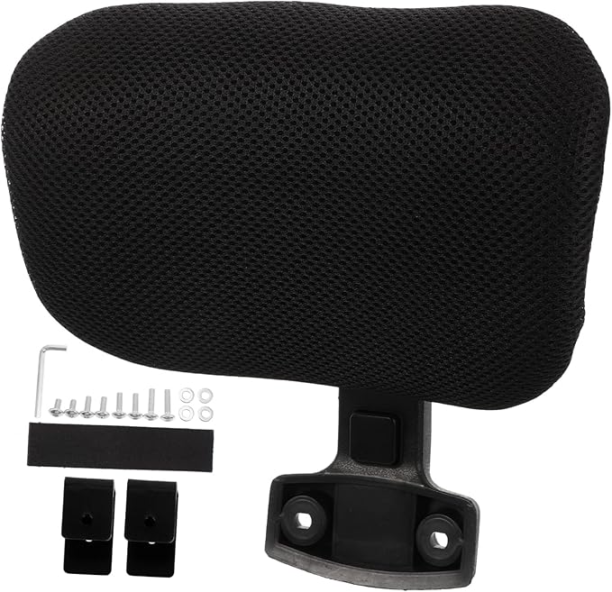 Garneck Office Chair Headrest Retrofit Accessory Adjustable Pillow for High Back Office Chair Neck Protection
