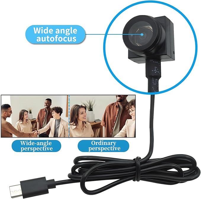 1080P OTG External Camera mini camera for android Portable Mini Cam external camera for android for Phones with PVC Material UVC Protocol System Compatible Webcams