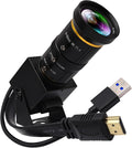 10X Optical Zoom 60fps HDMI USB3.0 Camera 4K High Speed H.264 Simultaneous Output PC Webcam Plug and Play for Computer Security Industrial Live Streaming CCTV Projector