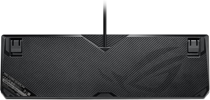 ASUS ROG Strix Scope RX Gaming Mechanical Keyboard Red Optical Switches USB 2.0 Passthrough 2X Wider Ctrl Key Aura Sync Armoury Crate RGB Lighting Black