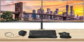 HP Series 3 Pro 27-inch 327pf FHD 1080p LCD Monitor 2-Pack Bundlesd with Desk Mount Dual Stand USB-C G5 Dock MK270 Wireless Keyboard &amp Mouse Gel Mouse &amp Wrist Pad