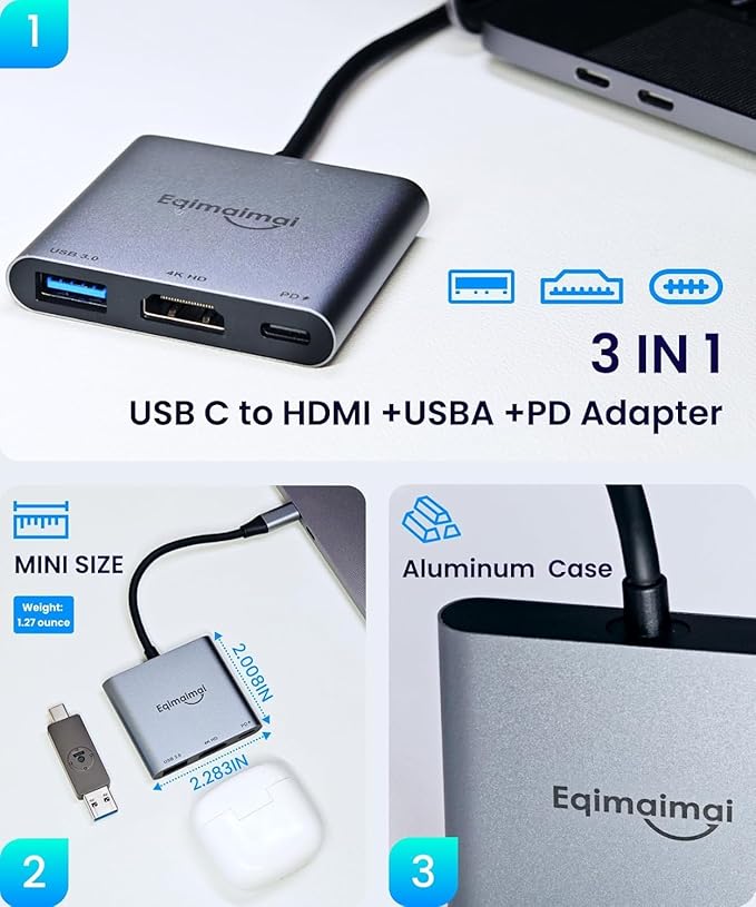 Switch 2 Dock Compatible for Nintendo Switch 2 V21 Docking Station with HDMI 2.1 100w PD PortUSB-A Converter Portable Steam Deck Compatible with NS1/2MacMacBookLaptops (Grey)
