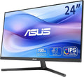 ASUS 24” 1080P Eye Care Monitor (VU249CFE-B) - Full HD IPS 100Hz Adaptive-Sync USB-C Ambient Light Sensor Height Adjustable Cable Clip EyeCare+ Technology 3 Year Warranty Quiet Blue Color
