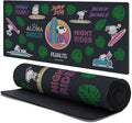 Head Case Designs Officially Licensed Peanuts Snoopy Aloha Disco Graphics 37.4 x 15.75 x 0.16 inches (900 x 400 mm) - XL Gaming Office Desk PC Keyboard Mouse Mat Pad