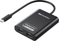 Cable Matters DisplayLink USB C to Dual HDMI Adapter Supports Dual 4K 60Hz on macOS &amp Windows USB C to HDMI Adapter for Two Extended Monitors on Mac M1/M2/M3/M4 Driver Required