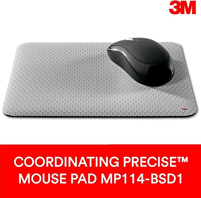 3M WR340LE Gel Thin Wrist Rest Extended Length Black Leatherette