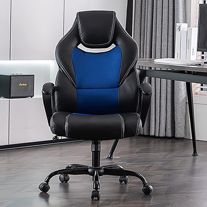Gaming ChairsGaming Chairs for AdultsErgonomic Gaming Chairwith Headrest and Lumbar Support Video Game Chairs for Home Office Or Gaming Play
