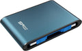 Silicon Power 1TB Rugged Portable External Hard Drive Armor A80 Waterproof USB 3.0 for PC Mac Xbox and PS4 Blue