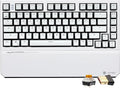 Hexgears X2 TKL Wireless Mechanical Gaming Keyboard with Magnetic Wrist Rest Dual-Mode 2.4GHz/USB-C Ergonomic Keyboard Pre-lubed Tactile Switches White LED Backlit Computer Gaming Keyboards