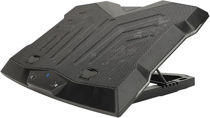 Height Laptop Cooling Pad Notebook Cooler with 8 Powerful Fans 5 Ergonomic Stand for Gaming Laptops Portable USB Laptop Cooler Laptops