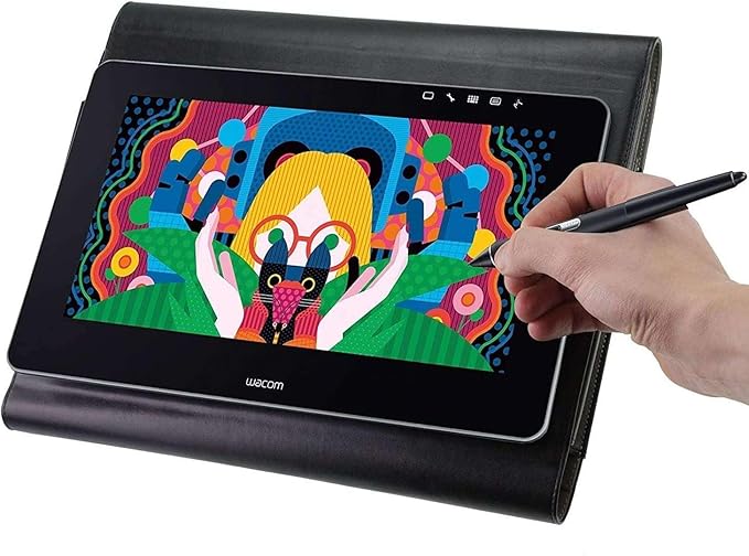 Leather Graphics Tablet Folio Case - Compatible with XP-Pen Deco Pro M Graphic Drawing Tablet