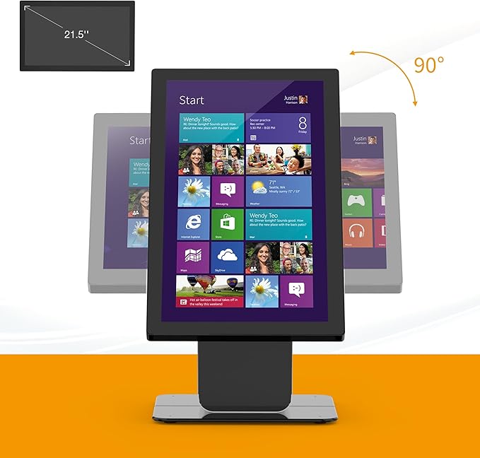 15.6 inch FHD 1080P IPS Touch Screen Monitor with Android 11 System VESA 100x100mm Mount 10-Point PCAP Touch with HDMI TC-1500AA