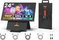 Hyangin 24-inch Large Portable Monitor for Laptop 2026 Upgraded 1080P FHD 100Hz Portable Screen125% sRGB IPS Portable Second Monitor with Adjustable Stand for Laptop MacBook Phones