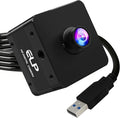 ELP High Speed 4K 60FPS USB Camera for Computer Mini UVC 2160P USB3.0/2.0 Lightburn Cameras for Windows Linux Mac Pi Fast Frame Wide Angle 100°(H) IMX678 Webcam for PC Laptop Jetson Nano