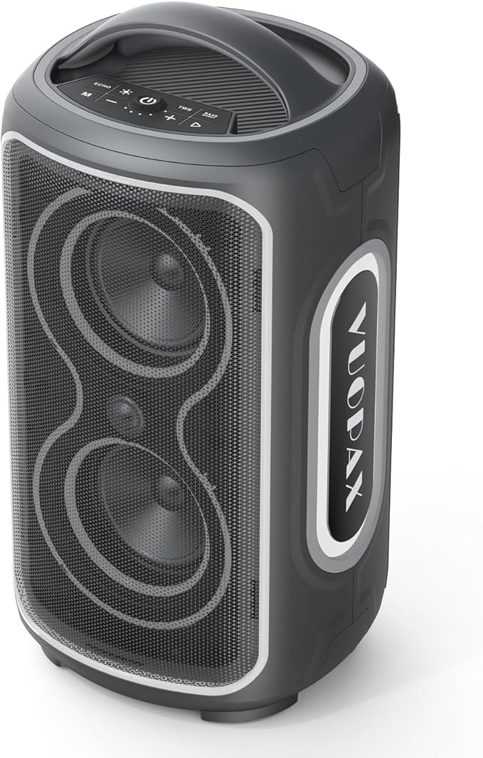 Large Bluetooth Speaker 240W Peak Power Portable Party Speakers Bluetooth Wireless 24H Playtime/Fast Charge/Bass Boost/RGB Lights/TWS/ IP65 Waterproof Outdoor Speaker for Party BeachCamping
