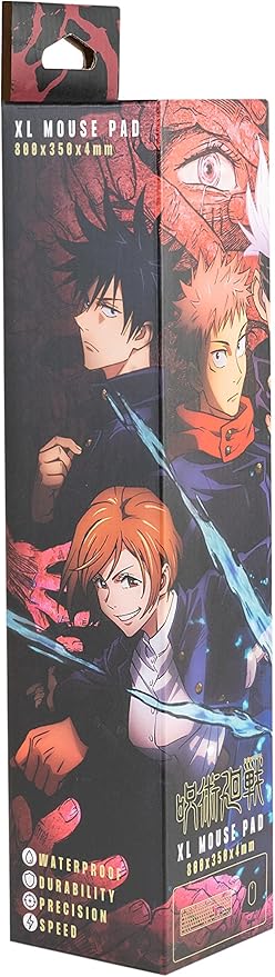 Grupo Erik XXL Mouse Pad - Jujutsu Kaisen Gifts | Gaming Desk Mat 31.5 x 13.8 inches Non-Slip Rubber Mat Keyboard &amp Mouse Mat Large | Gaming Gifts Gamer