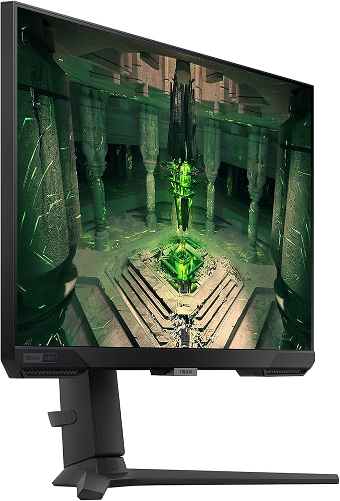 SAMSUNG 25 Odyssey G4 Series FHD Gaming Monitor IPS 240Hz 1ms G-Sync Compatible AMD FreeSync Premium HDR10 Ultrawide Game View DisplayPort HDMI Fully Adjustable Stand LS25BG402ENXGO