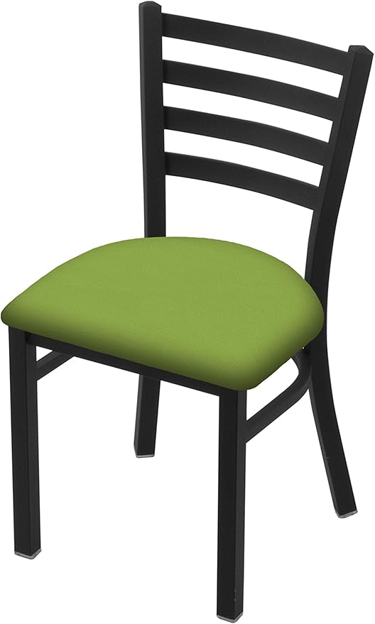 HBS 400 Jackie 18 Chair with Black Wrinkle Finish and Canter Kiwi Green Seat