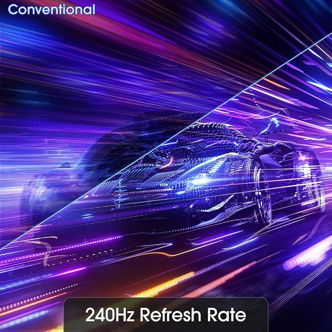 Sceptre Curved 32 FHD 1080p Gaming Monitor Up to 240Hz 1ms 99% sRGB AMD FreeSync Premium Build-in Speakers HDMI x3 Displayport Machine Black (C325B-FWD240)