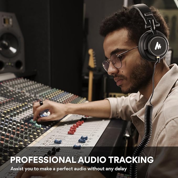 MAONO USB Audio Interface for PC &amp XLR Dynamic Microphone&amp Studio Headphone: Interface with XLR Input 24-bit/192kHz Routing Software Loopback for Recording Music Guitar Podcast Streaming