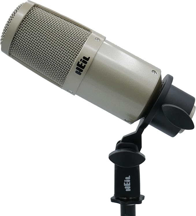 Heil PR 30 Dynamic XLR-Microphone for Video Podcast Live Sound Instrumentals Recording and Broadcast Wide Frequency Response Smooth Sound Superior Rear Noise Rejection - Champagne